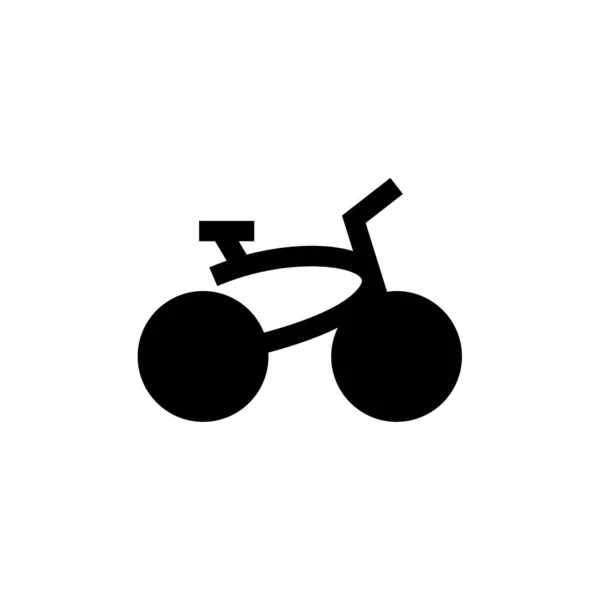 自行车图标矢量插图 — 图库矢量图片