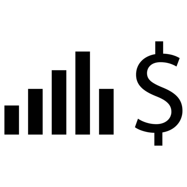 Gráfico Barras Diseño Simple — Vector de stock