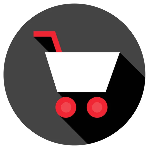 Ikona Wózka Ilustracja Wektora — Wektor stockowy