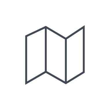 harita pin simgesi vektör illüstrasyon tasarımı