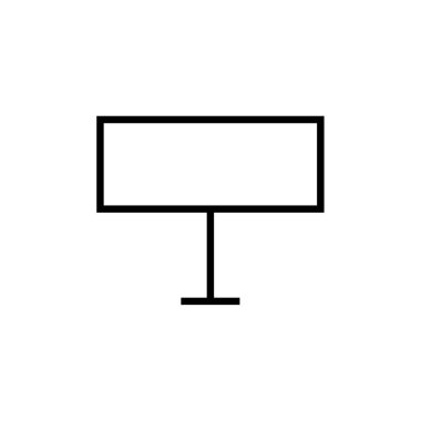 Modern b 'nin vektör illüstrasyonu eksik simgesi