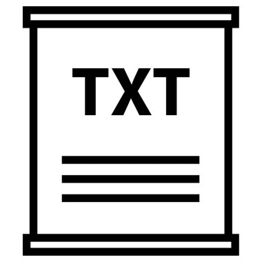 Dosya. Web simgesi basit illüstrasyon