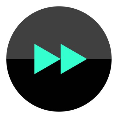 çalma düğmesi simgesi, vektör illüstrasyonu