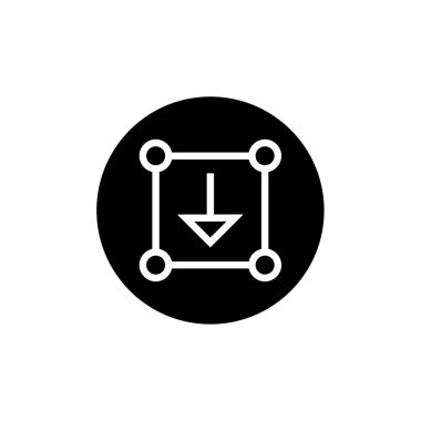 seo modern simgesinin vektör illüstrasyonu