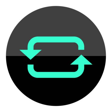 Ok. Web simgesi basit illüstrasyon