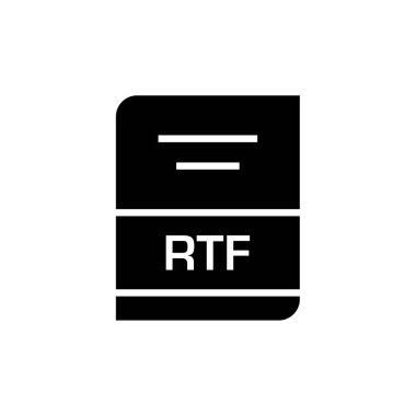 Dosya biçiminin vektör illüstrasyonu