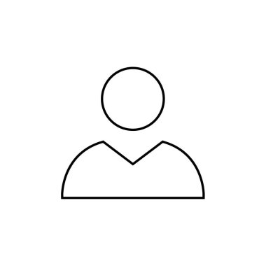 man simgesi vektör illüstrasyonu