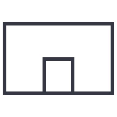 Pencere. Web simgesi basit illüstrasyon