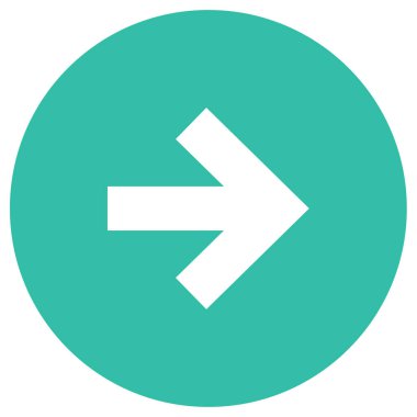 ok simgesi vektör illüstrasyonu