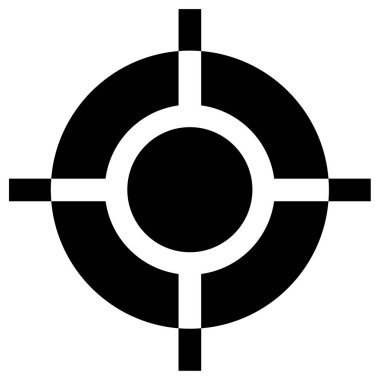 hedef simge, vektör illüstrasyonu 