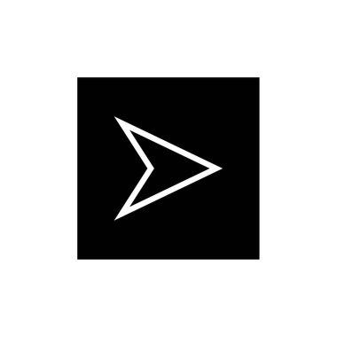 ok simgesi vektör illüstrasyonu   