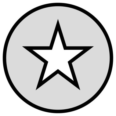 Moda biçimi izole edilmiş arkaplan yıldız simgesi