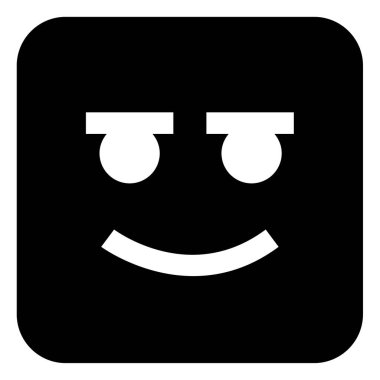 emoji, yüz ifadesi sembolü, simge simgesi, vektör illüstrasyonu