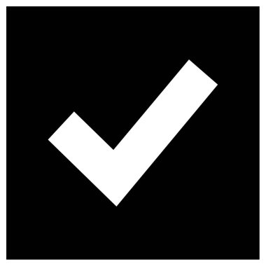 işaret simgesini işaretle, vektör illüstrasyonu  