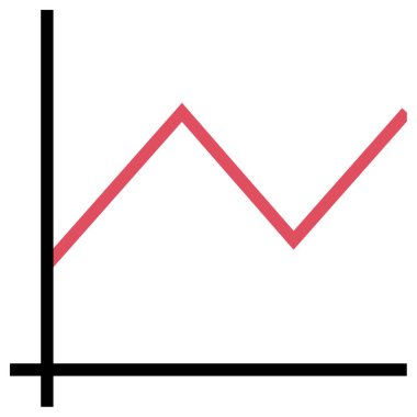 Grafik. Web simgesi vektör illüstrasyonu