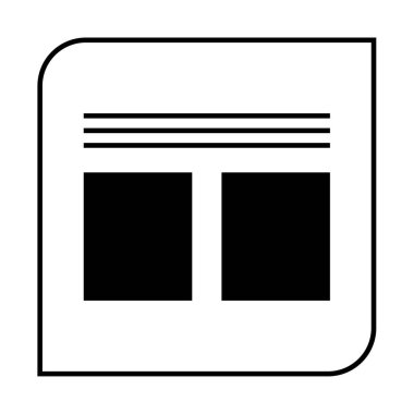 Kablolar modern simge, vektör illüstrasyonu