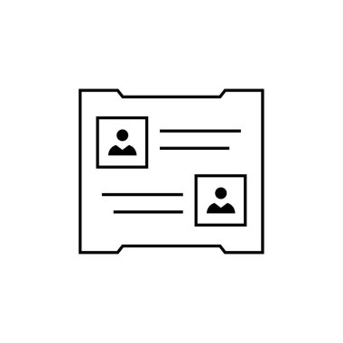 Kablolar modern simge, vektör illüstrasyonu