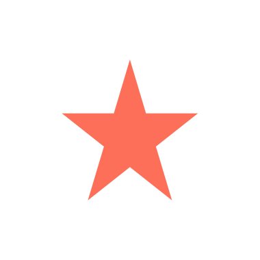 yıldız simgesi vektör illüstrasyonu