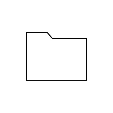 Dosya. Web simgesi basit illüstrasyon          