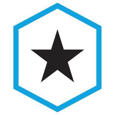 Yıldız. Web simgesi basit illüstrasyon