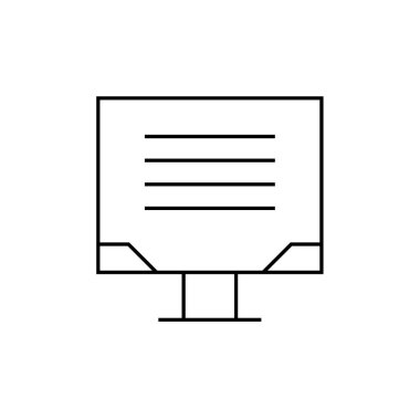 Bilgi Grafik simgesi vektör illüstrasyonu