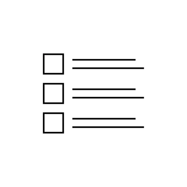 Checkliste Icon Vektor Illustration — Stockvektor
