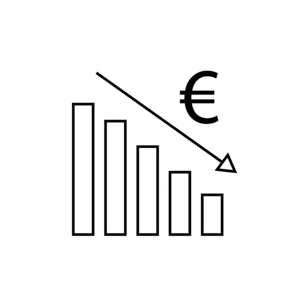 Grafico Della Crescita Finanziaria Illustrazione Vettoriale — Vettoriale Stock