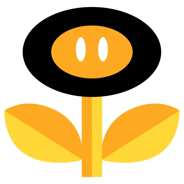 Blumensymbol Einfache Illustration Der Blume — Stockvektor