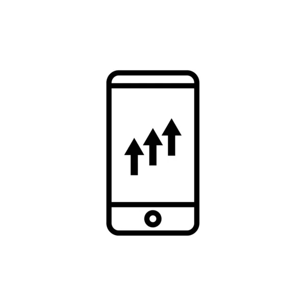 Ikona Aplikacji Mobilnej Ilustracja Wektora — Wektor stockowy