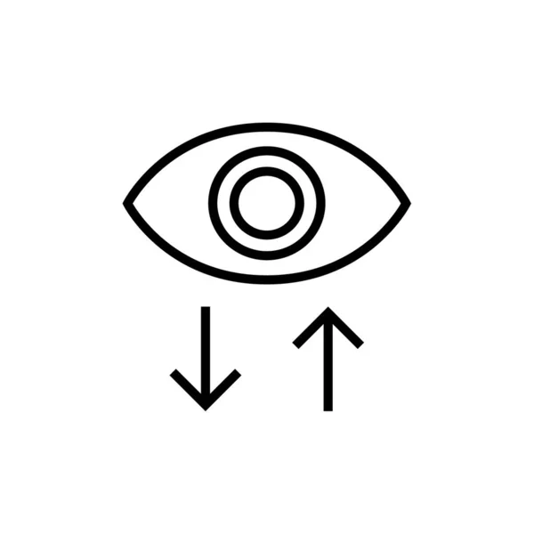 Finanz Auge Symbol Vektor Illustration — Stockvektor