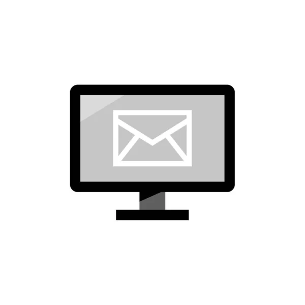 Ícone Web Mail Ilustração Simples —  Vetores de Stock