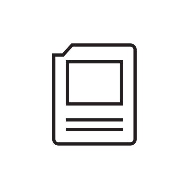 Soyut çokgen geometrik şekil simgesi, vektör illüstrasyonu