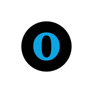 O ve O harfi logo tasarımı. o ve o logo tasarım vektörü 