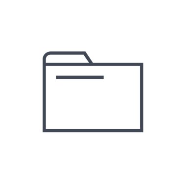 Dosya. Web simgesi basit illüstrasyon          