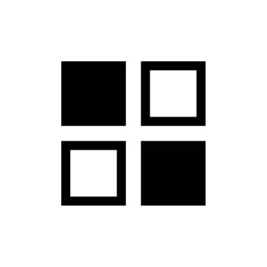 Küpler ile yaratıcı tasarımın basit vektör çizimi