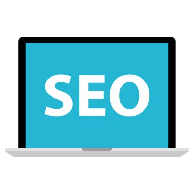 seo web simgesi basit illüstrasyon     