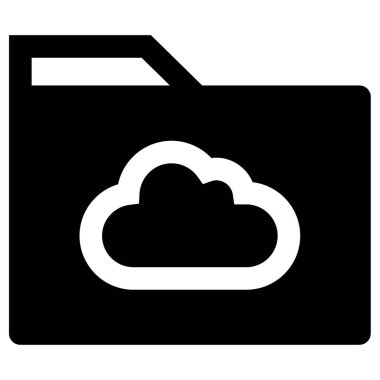 klasör arşivi. Web simgesi basit illüstrasyon     