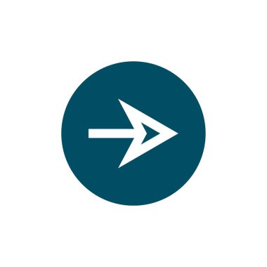 ok simgesi vektör illüstrasyonu   