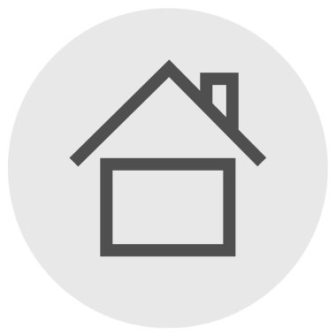 ev simgesi, vektör illüstrasyonu