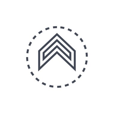 Basit ok tasarımı vektör çizimi