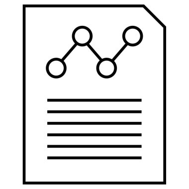 Modern simge ve vektör illüstrasyonunu bildir