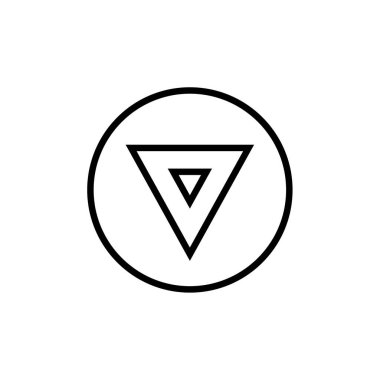 ok simgesi vektör illüstrasyonu   