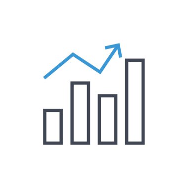 iş grafiği vektör illüstrasyonu