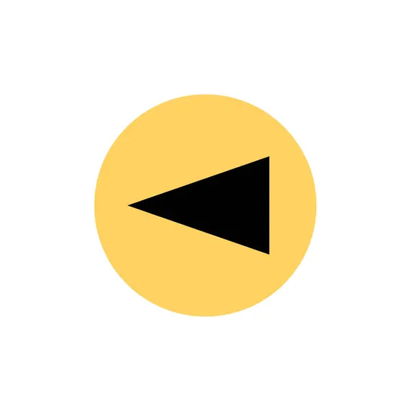 Pfeil Richtung Vorwärts Rechts Richtungssymbol Flach — Stockvektor