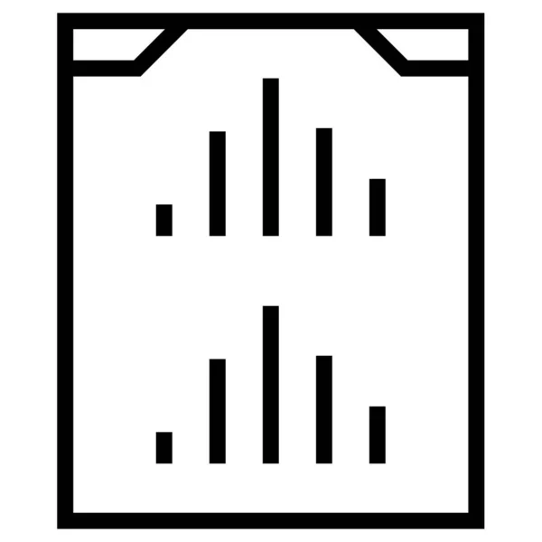 Análise Icon Vector Ilustração —  Vetores de Stock