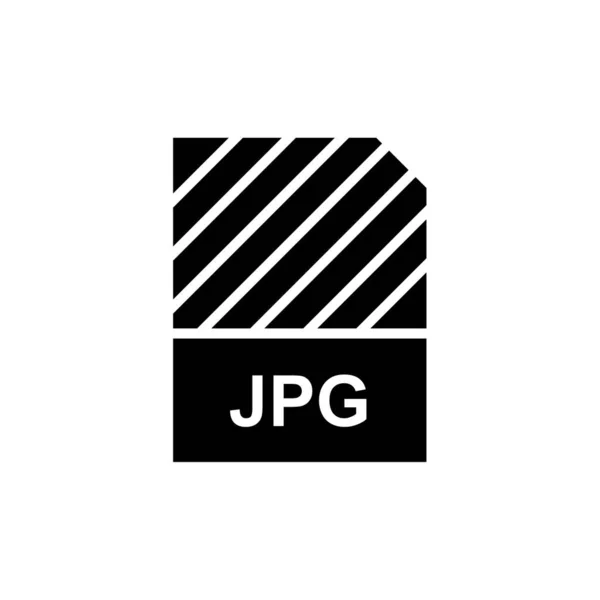 Иконка Файла Jpg Векторная Иллюстрация Простой Дизайн — стоковый вектор