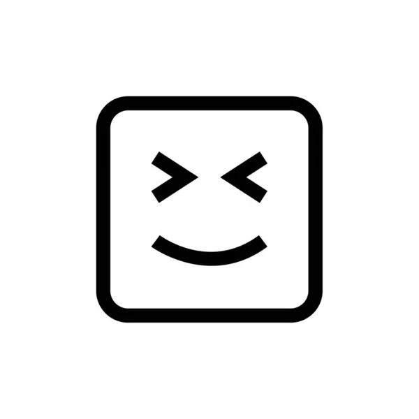 Emoji Icono Vector Ilustración — Vector de stock