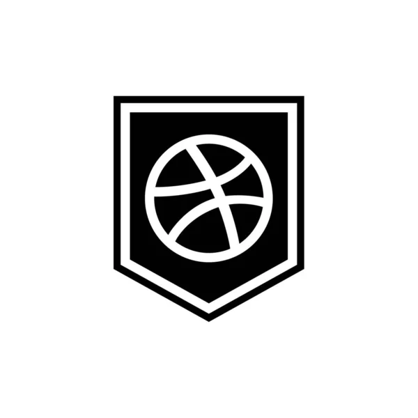 Baloncesto Bola Icono Vector Ilustración Diseño — Archivo Imágenes Vectoriales