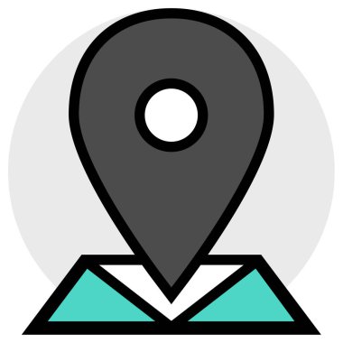 GPS ve Navigasyon simgesi vektör illüstrasyon tasarımı      