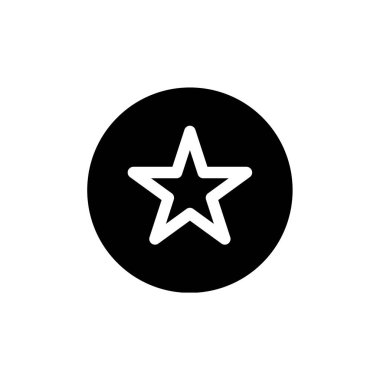 yıldız simgesi vektör illüstrasyonu